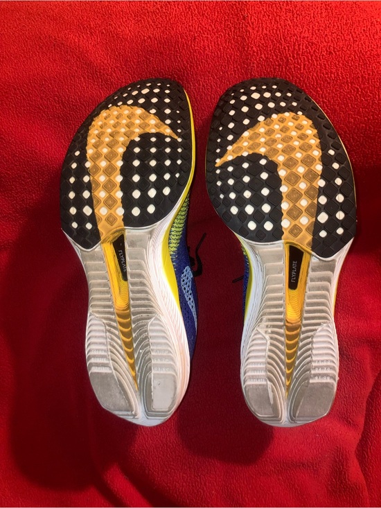 Nike ZoomX VaporFly Next% 3 \'Racer Blue Sundial\' men’s size 10.5 main image 4
